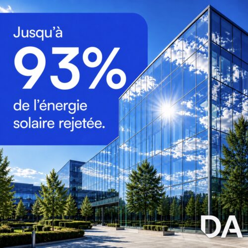 Film solaire posé sur des vitrages pour limiter la chaleur